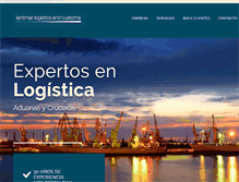 Tablet Screenshot of lantimaraduanas.com